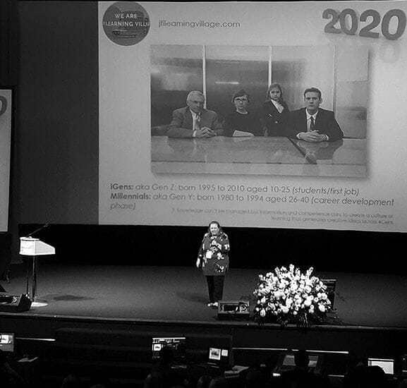 Jozefa Fawcett on stage - Moscow