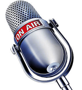 JFI Radio on air microphone